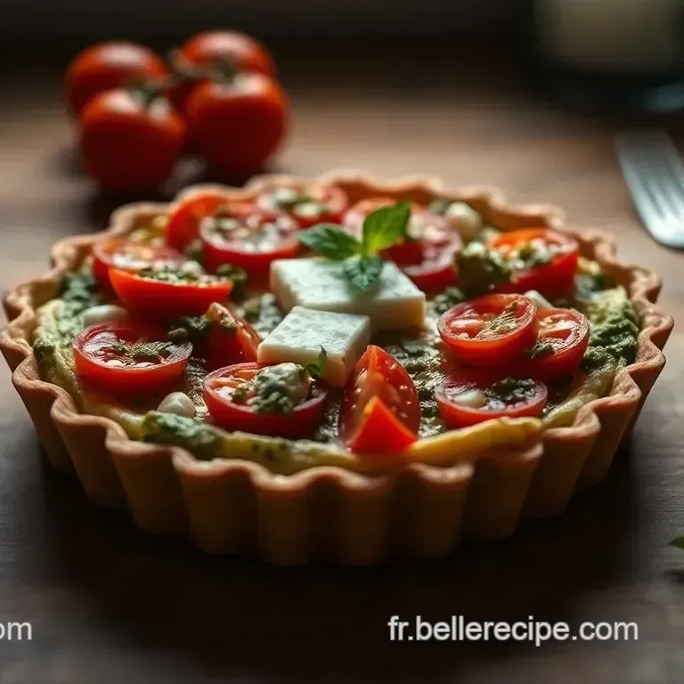 Tartelette de Tomates Cerises et Pesto
