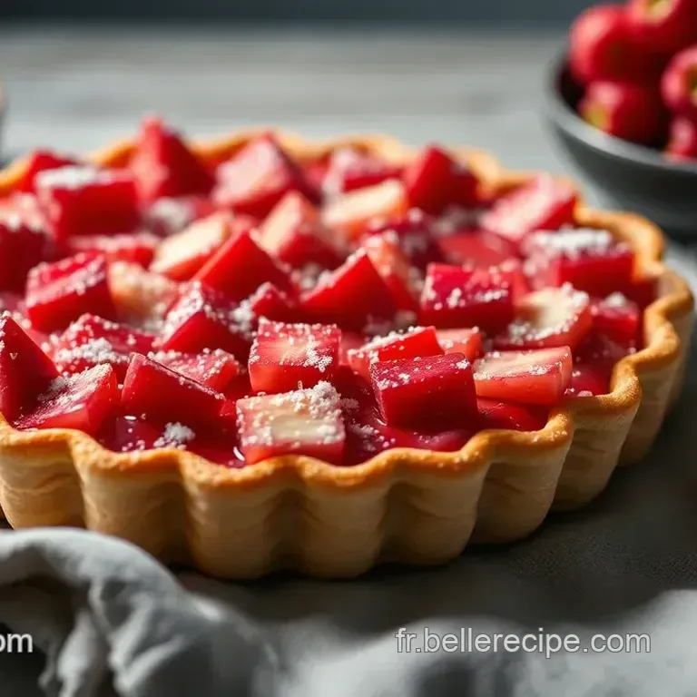 Tartelettes Rustiques Rhubarbe Amandine