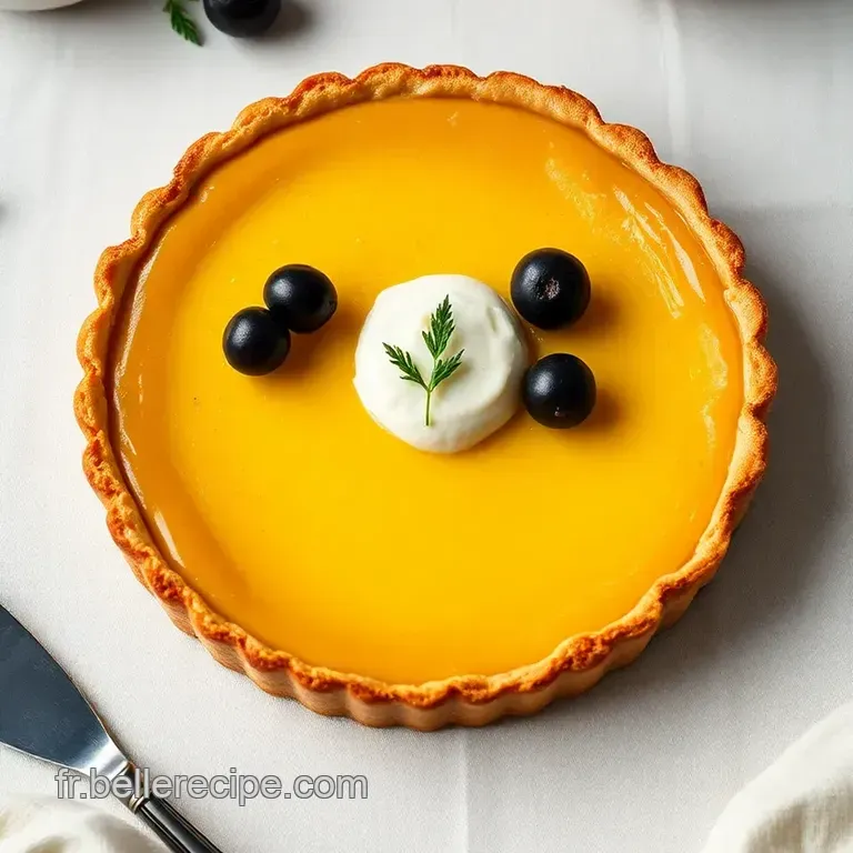 Tartine Gourmande: Savory Mascarpone & Roasted Vegetable Tart presentation