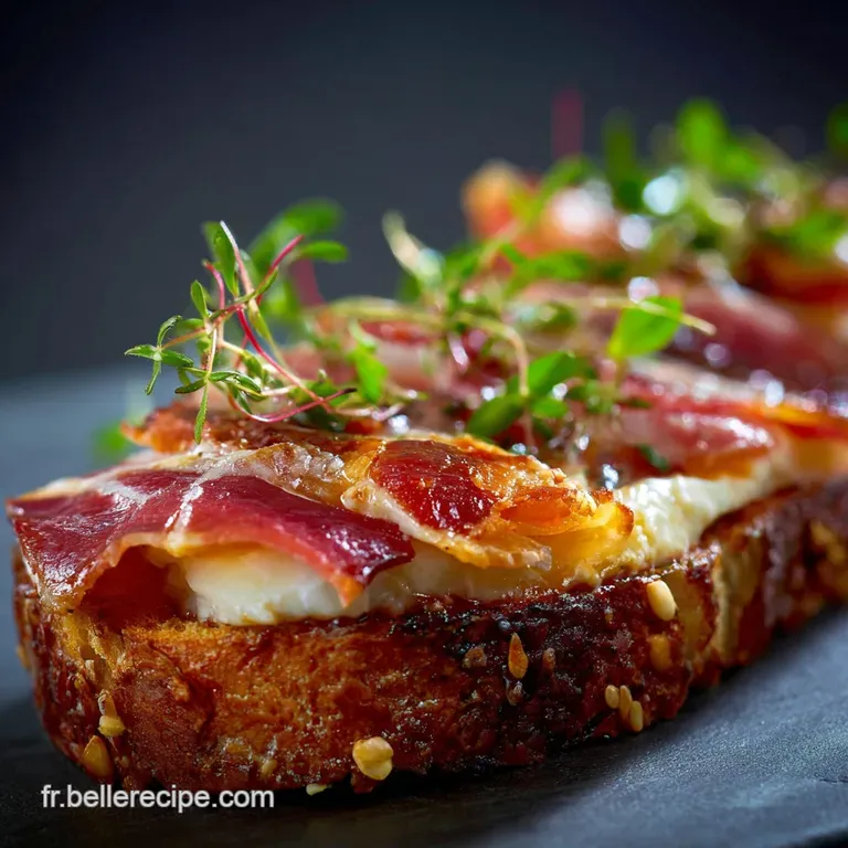 La Tartine Savoyarde du Skieur Reblochon Fondant Cr&egrave;me et Lardons Dor&eacute;s