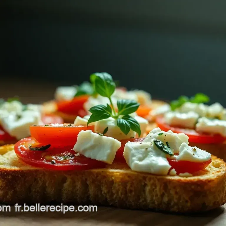 Tartines de Rusticit&eacute; aux Tomates et Feta
