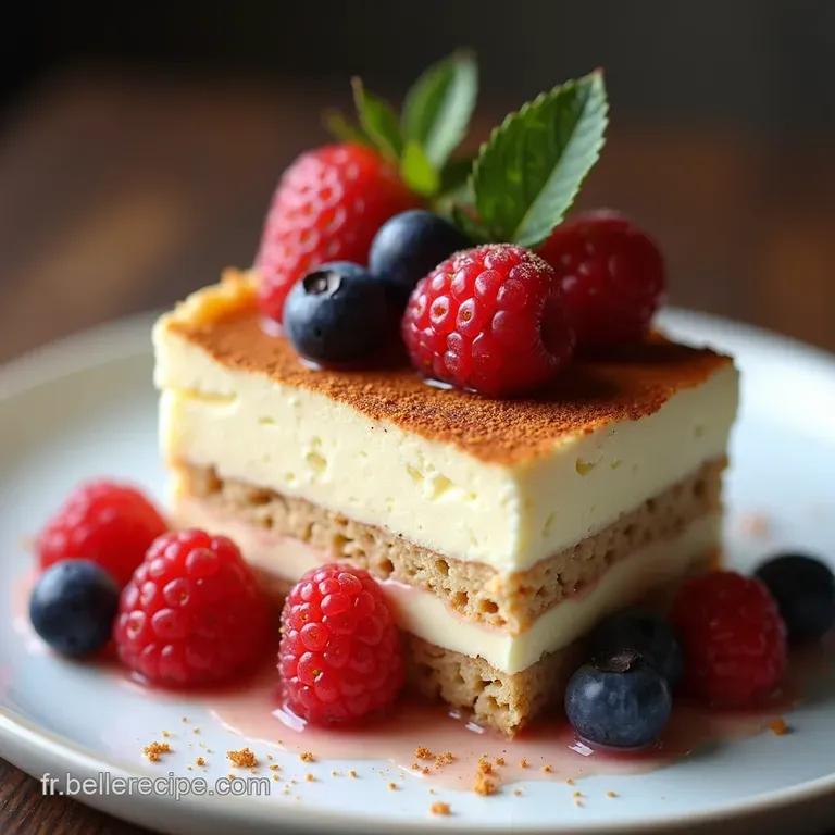 Tiramisu &Eacute;clat&eacute; aux Fruits Rouges La Dolce Vita Frambois&eacute;e