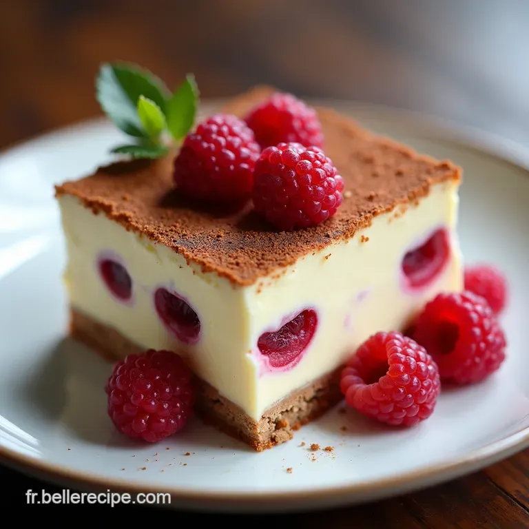 Tiramisu aux Framboises L&eacute;ger L&Eacute;vasion Fruit&eacute;e de l&Eacute;t&eacute;