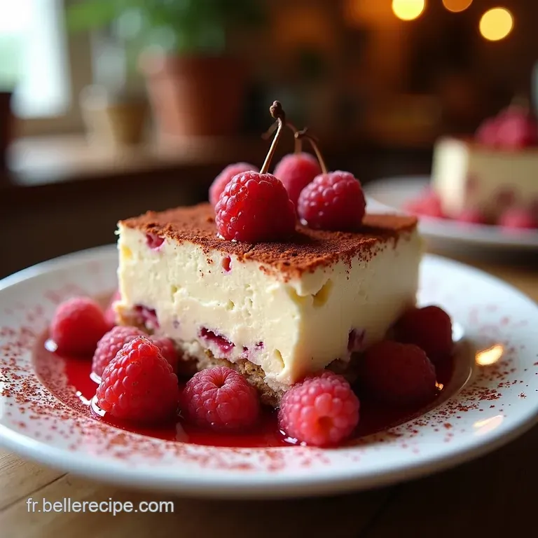 Tiramisu Aux Fruits Rouges Soleil D&eacute;t&eacute; L&eacute;l&eacute;gance Sans Cuisson presentation