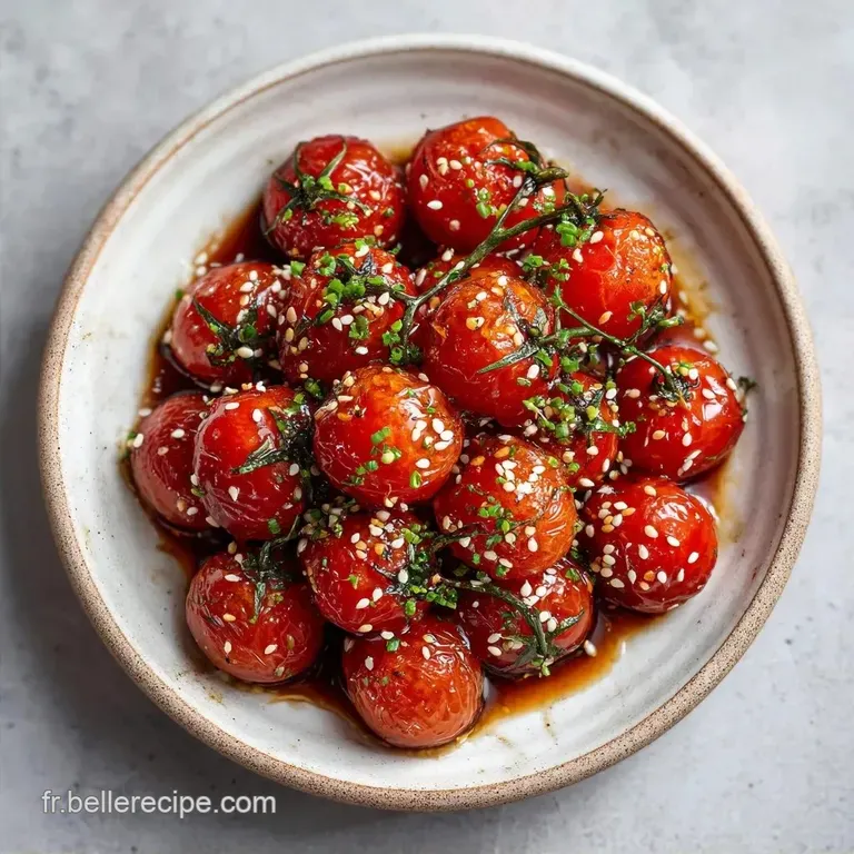 Tomates Cerises S&eacute;same: Caram&eacute;lis&eacute;es et Croquantes