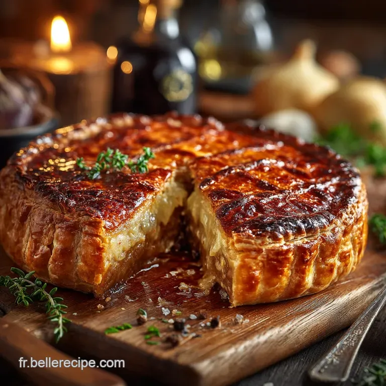 Tourte Auvergnate Rustique Le G&acirc;teau Sal&eacute; Authentique Au Cantal Aop presentation