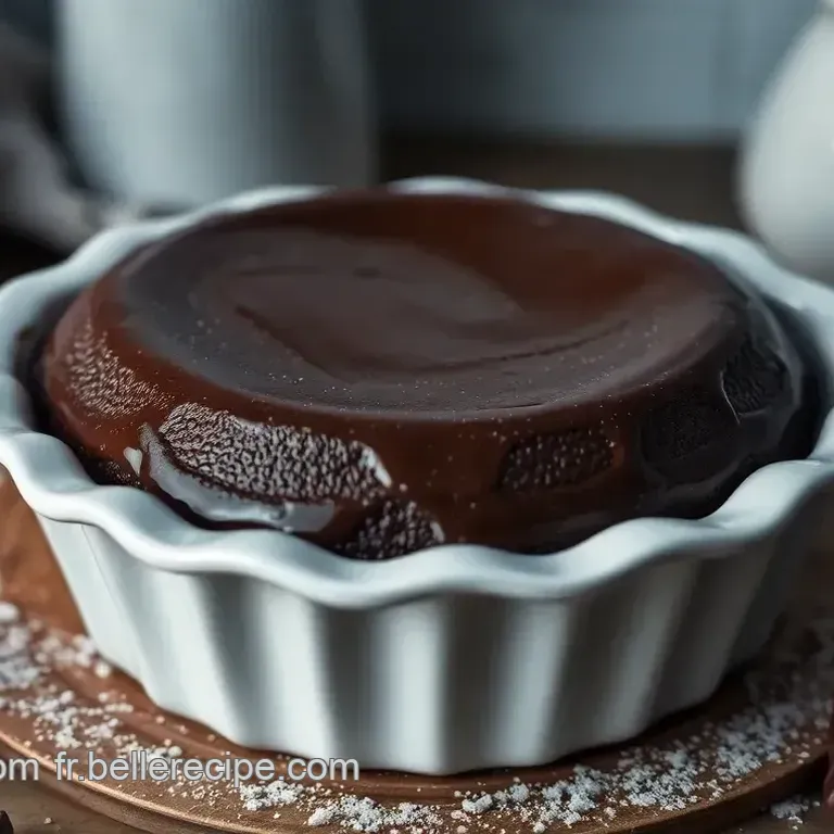 Un D&eacute;lice Fondant au Chocolat