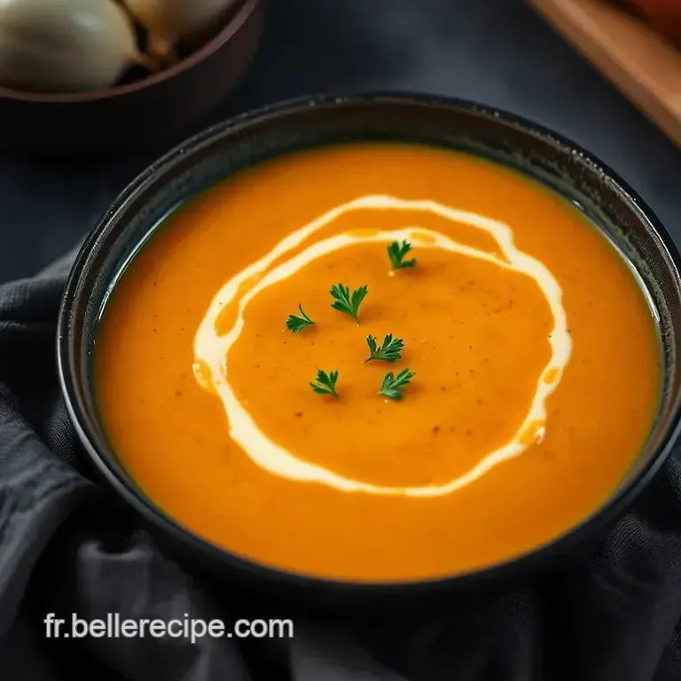 Velout&eacute; De Carotte Et Passion: Un Soleil Dans Votre Assiette! presentation