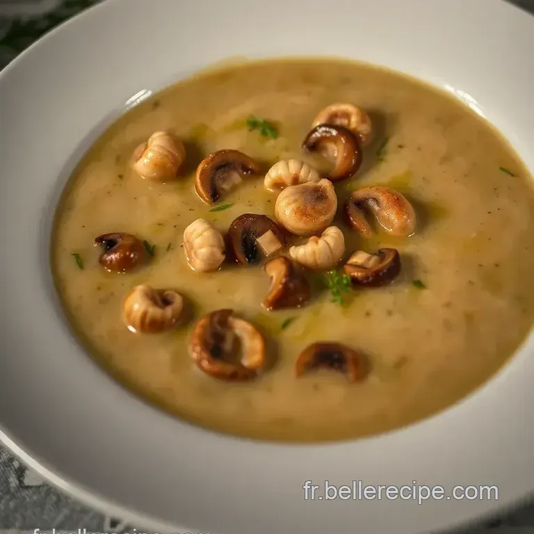 Velout&eacute; De Champignons Au Thermomix : Cr&eacute;meux Et R&eacute;confortant presentation