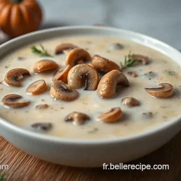 Velout&eacute; de Champignons de Paris