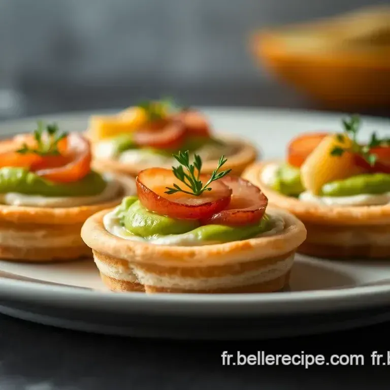 Verrines &Eacute;clairs : Saumon Fum&eacute; Avocat & Aneth