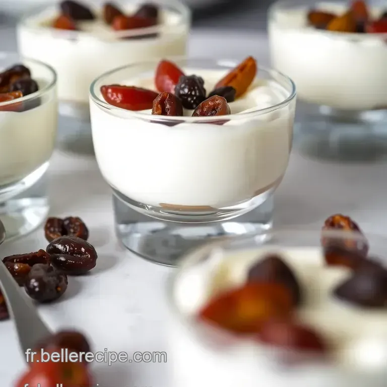 Verrines Express Raisins Et Chantilly presentation