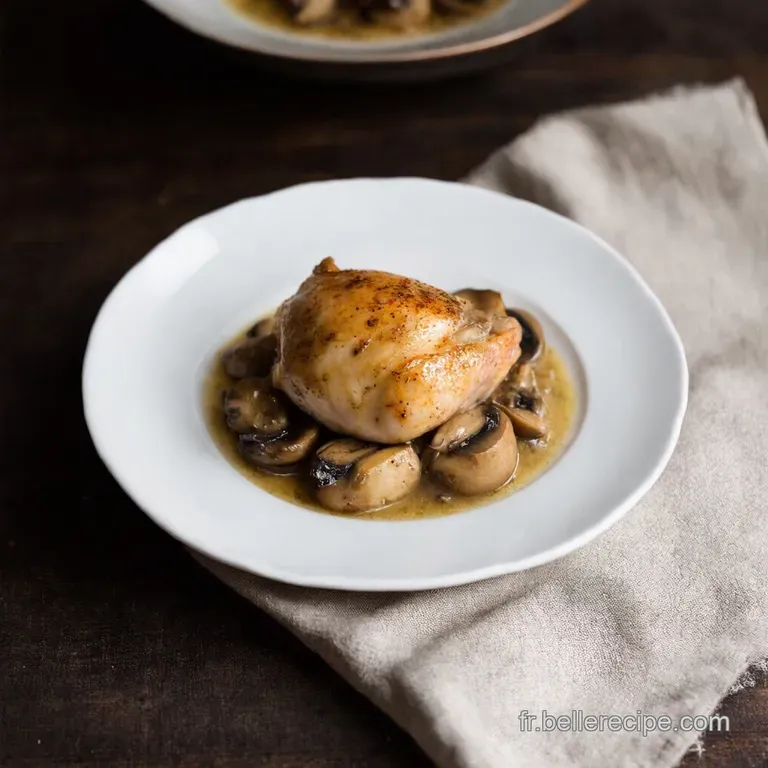 VolauVent au Poulet et Champignons fa&ccedil;on GrandM&egrave;re