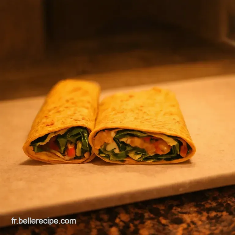 Wraps V&eacute;g&eacute;tariens Couleurs D&eacute;t&eacute; Fra&icirc;cheur En Galette presentation